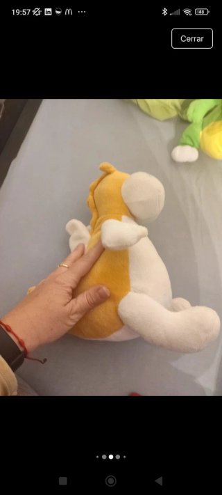 Lote de peluches: perro,  y dragones