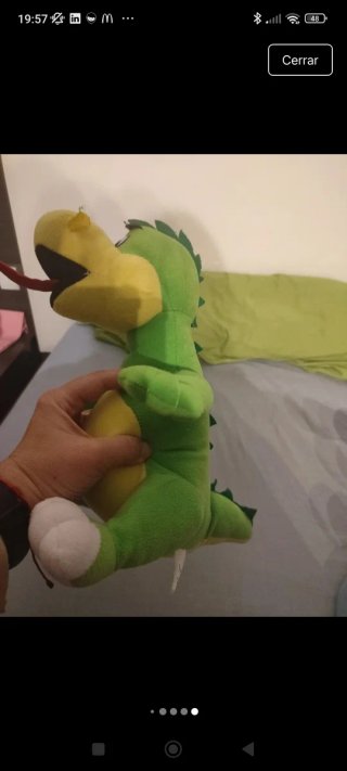 Lote de peluches: perro,  y dragones