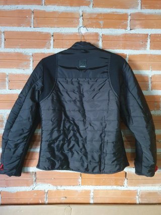 Chaqueta de moto negra