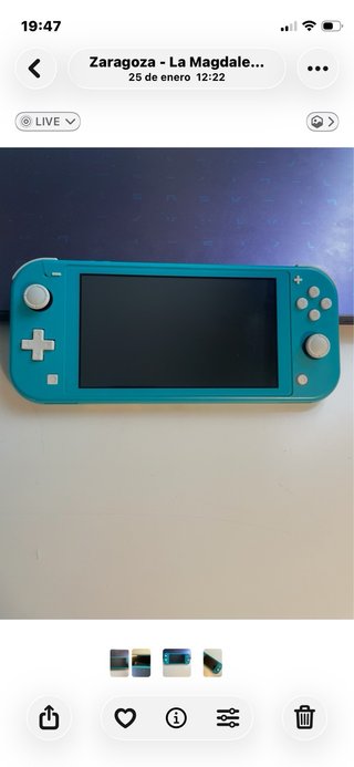 Nintendo Switch Lite + Cargador