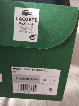 Zapatillas Lacoste Azul Marino
