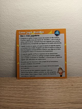 BrainBox Animales juego de mesa