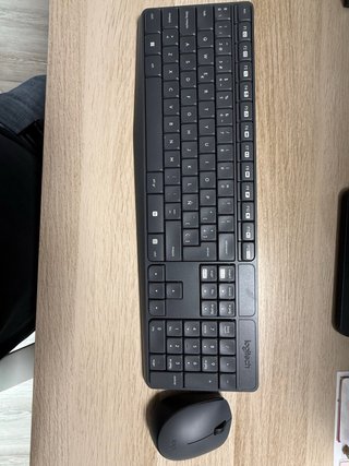 Combo Teclado y Ratón Logitech MK235 Negro/Gris