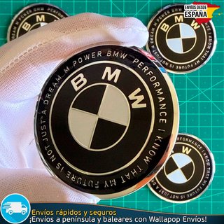Emblemas BMW 56mm x4 Logo Tapacubos Centro Llantas
