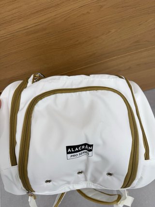 Paletero Alacran Blanco y Dorado