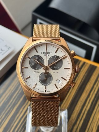 Tissot PR 100 Chronograph Dorado Nuevo