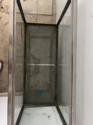 Terrario de cristal con soporte