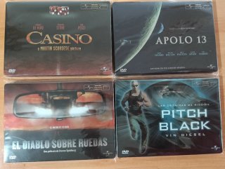 Lote 4 Películas DVD Steelbook