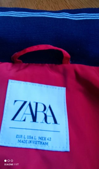 Cazadora Zara Roja Talla L
