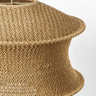 Lámpara IKEA fibras naturales trenzadas