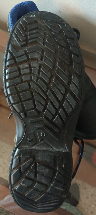 Zapatos de seguridad Wonders negros y azules