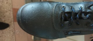 Zapatos de seguridad Wonders negros y azules