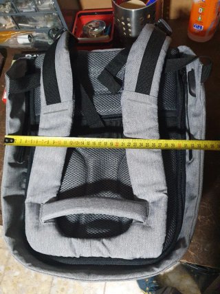 Mochila XD Design antirrobo Gris y Amarilla