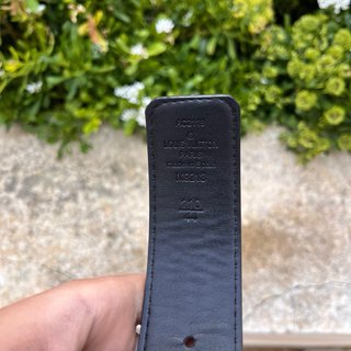 Cinturón Louis Vuitton Damier Graphite LV Initiale