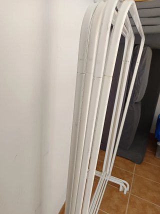 2 Burros Perchero Ikea Blanco