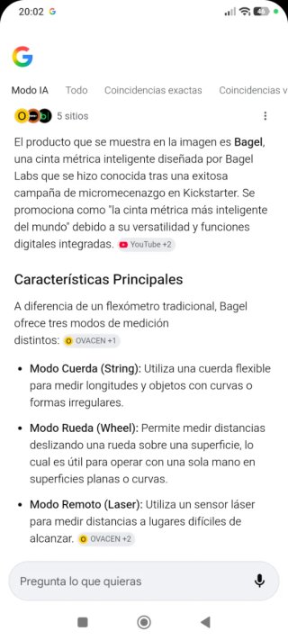 Cinta Métrica Inteligente Bagel Labs