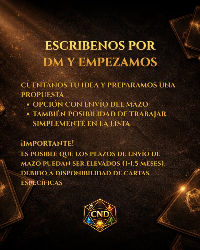 Diseño de mazos Commander MTG personalizados | EDH