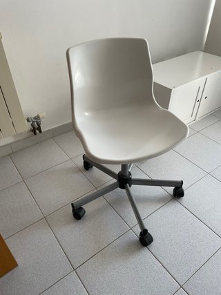 Silla de oficina Ikea blanca