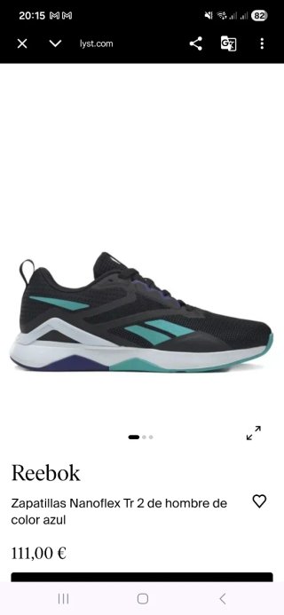 Reebok Nanoflex TR 2.0 Talla 42