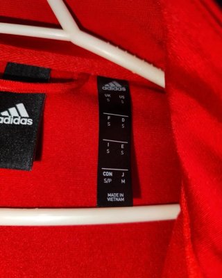 Chaqueta Adidas Roja Talla S Hombre