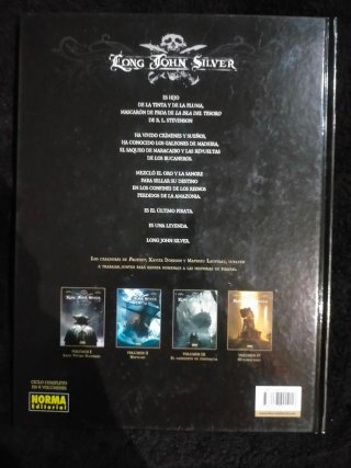Colección Long John Silver. 4 Tomos.