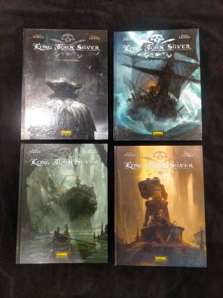 Colección Long John Silver. 4 Tomos.