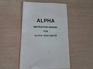 Emisora CB 27 MhzAlpha 1000 AM/FM Se puede incluir