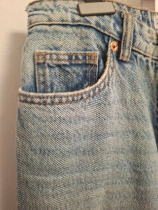 Zara Jeans Vita Alta Gamba Palazzo
