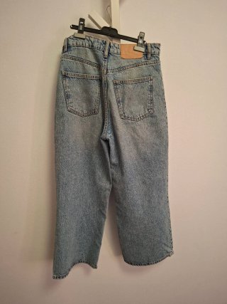 Zara Jeans Vita Alta Gamba Palazzo
