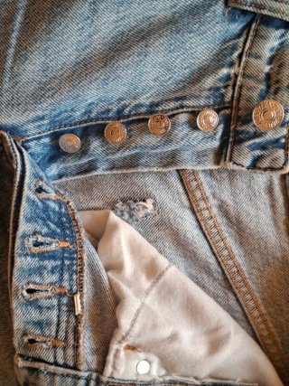 Zara Jeans Vita Alta Gamba Palazzo