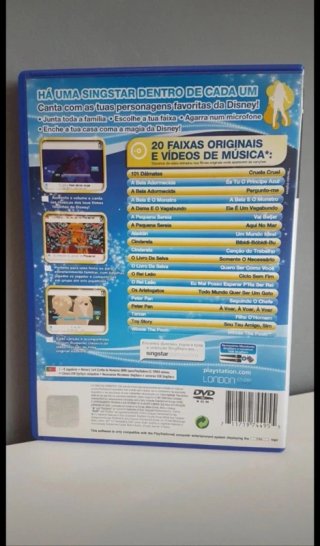 Singstar Canções Disney PS2 Completo