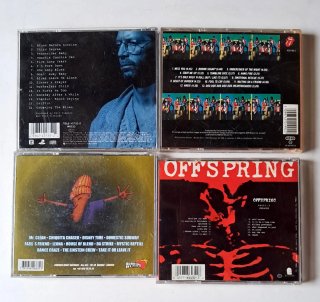 Cds Clapton, Rolling Stones, Millencolin Offspring