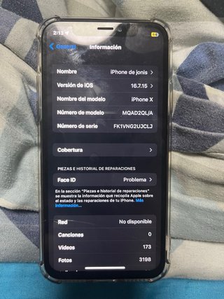 iPhone X 64GB Funcional