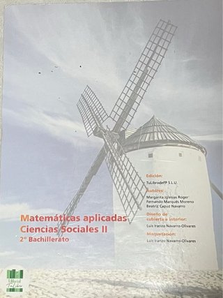 Libro Matemáticas aplicadas Ciencias Sociales II