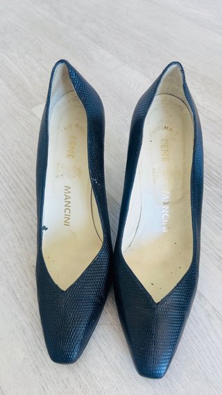 Zapatos de tacón Rene Mancini vintage negros