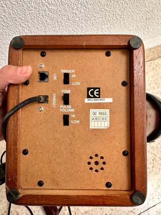 Teléfono antiguo de disco