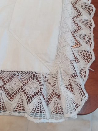 Juego Sábanas y Funda Almohada Encaje