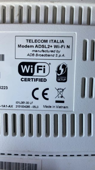 Modem ADSL2 Wi-Fi Telecom Italia