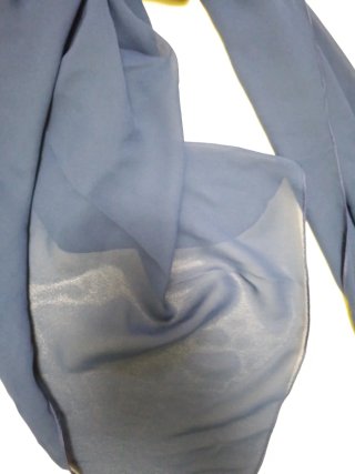Pañuelo fiesta gasa azul oscuro