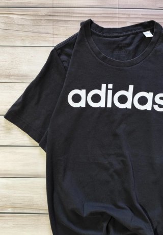Camiseta Manga Corta Adidas Moderna Negra Hombre