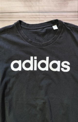 Camiseta Manga Corta Adidas Moderna Negra Hombre