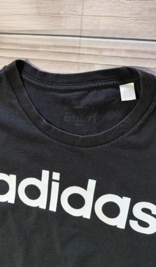 Camiseta Manga Corta Adidas Moderna Negra Hombre