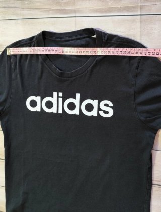 Camiseta Manga Corta Adidas Moderna Negra Hombre