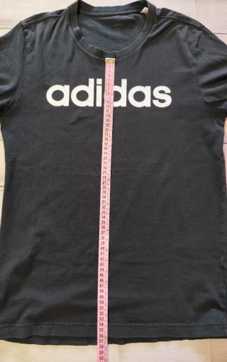 Camiseta Manga Corta Adidas Moderna Negra Hombre