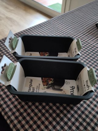 2 Bandejas Rectangulares Air Fryer Lékué