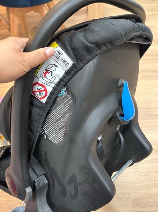 Silla de coche para bebé negra