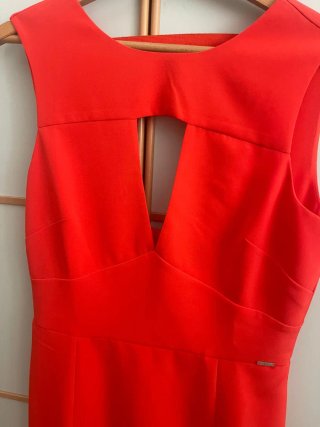Guess Vestito Tubino Rosso