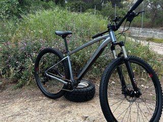 Bicicleta Todoterreno Gris