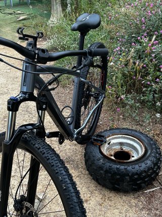 Bicicleta Todoterreno Gris