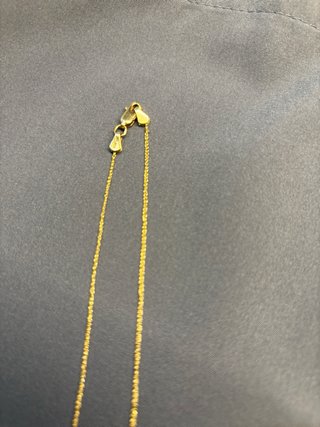 Gargantilla oro 18k  con corazones